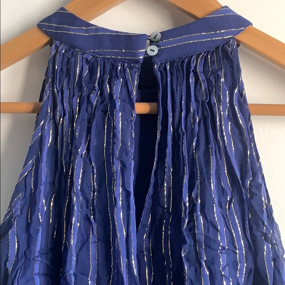 ANTHROPOLOGIE RANNA GILL METTIC TOP - Picture 6 of 6